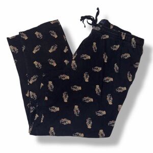 Polo Ralph Lauren Bear Pajama Pants XL Allover Print Cotton Jersey Knit